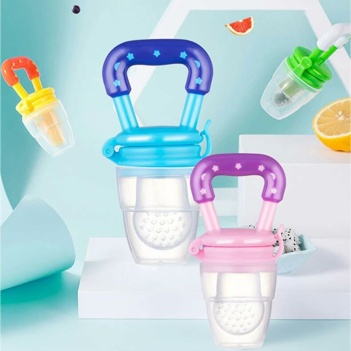 Baby Food&Fruit Feeder Soft Silicone For 3 To 12 Months