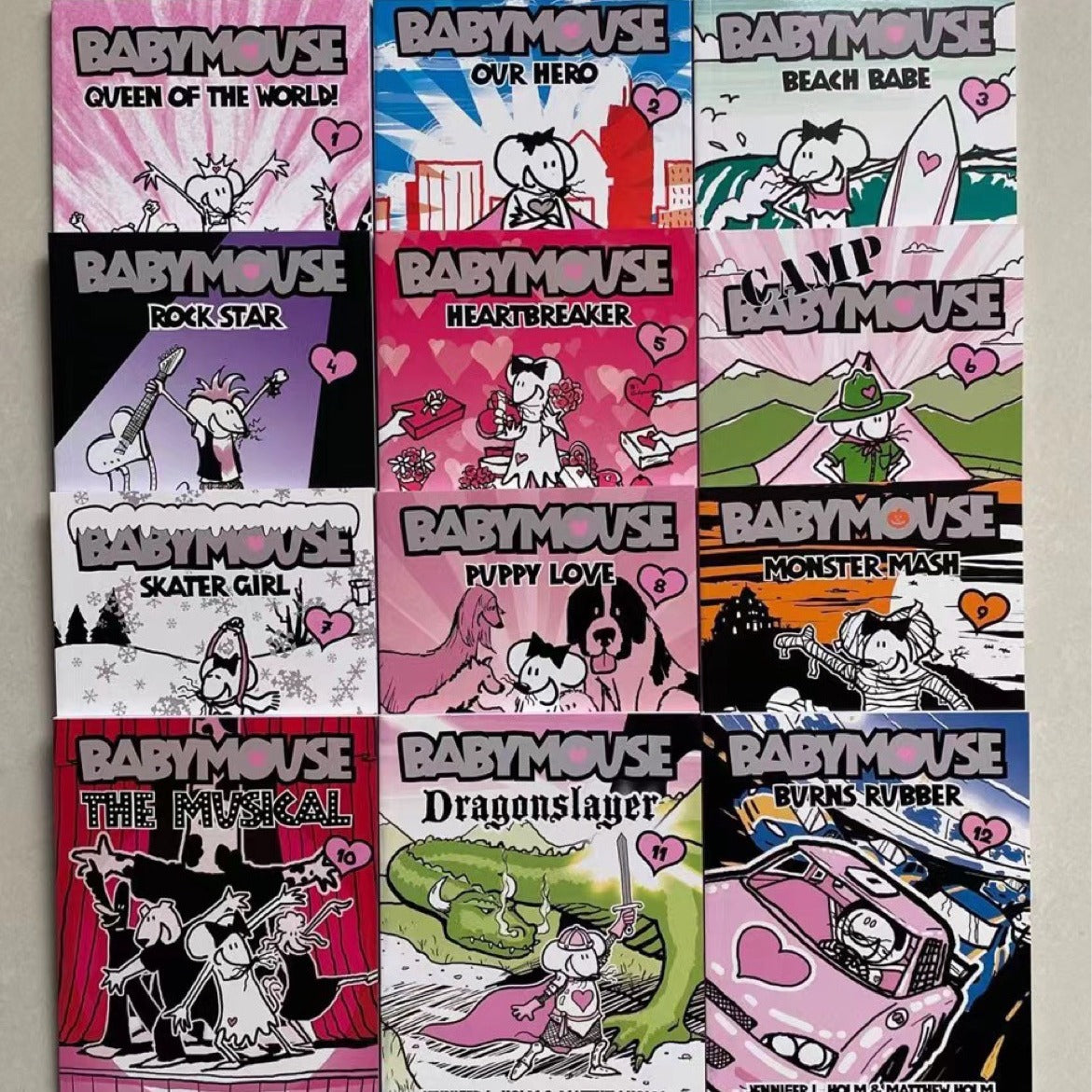 Baby Mouse Queen Of The World By Jennifer L. Holm 20 Books Set