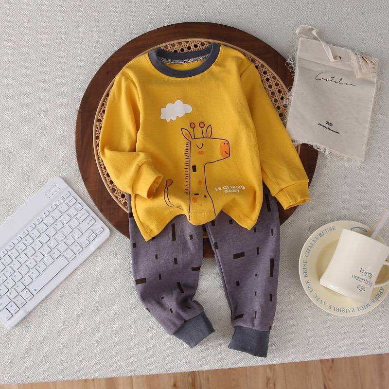 Pyjama Coton 100% Giraffe Design | 0-8y