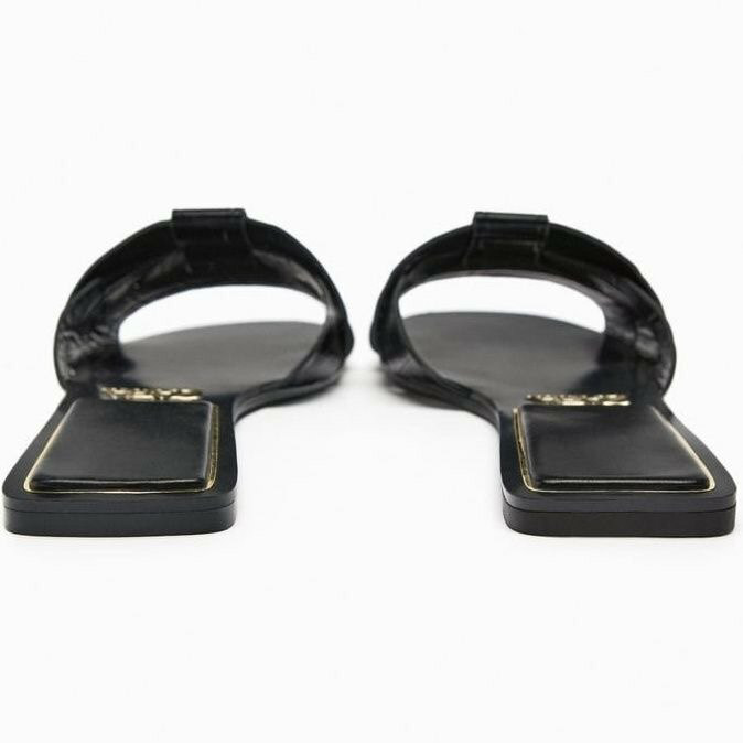 Flat Slipper Black For Women Size 41