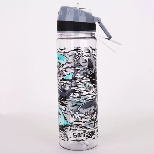 Smiggle Bottle 650ml Shark Design 24cm