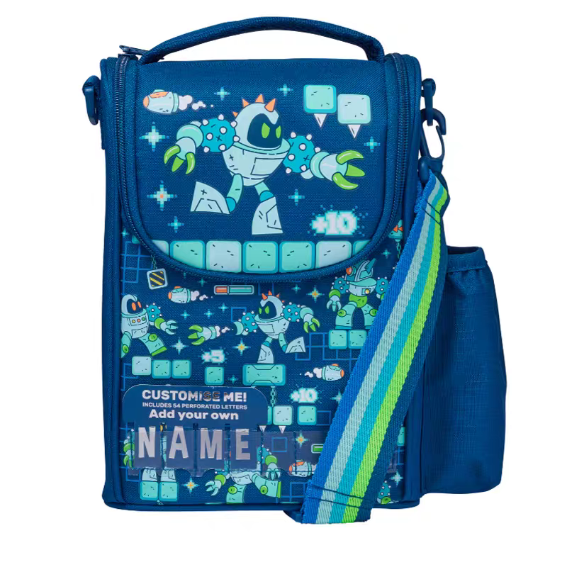 Smiggle Robot Game Design 2pcs Set Backpack Lunch box