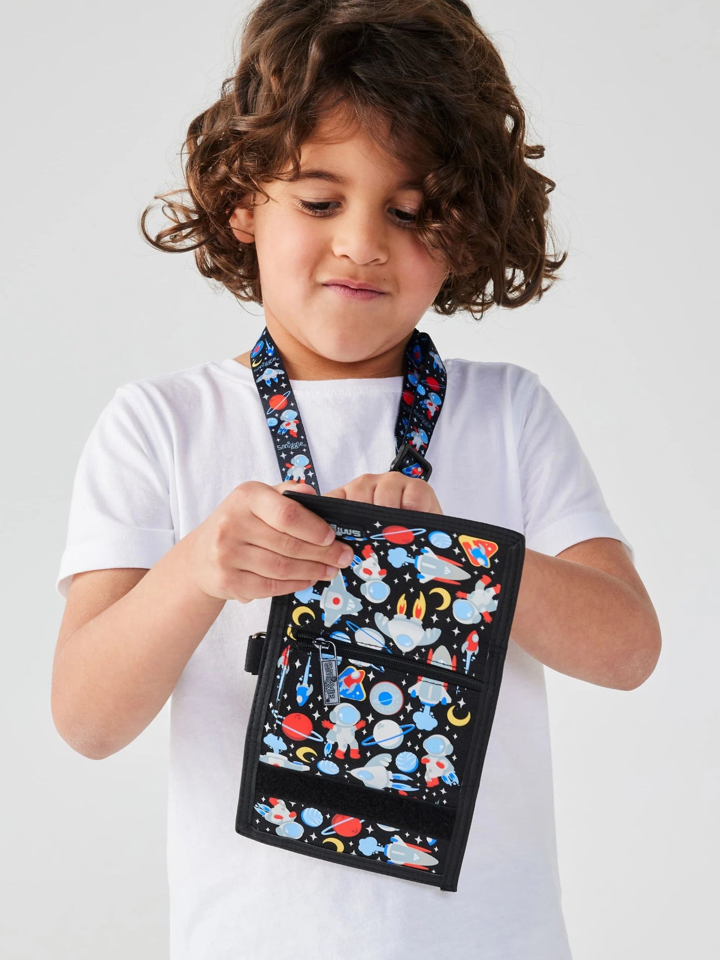 Smiggle Space Wallet Lanyard