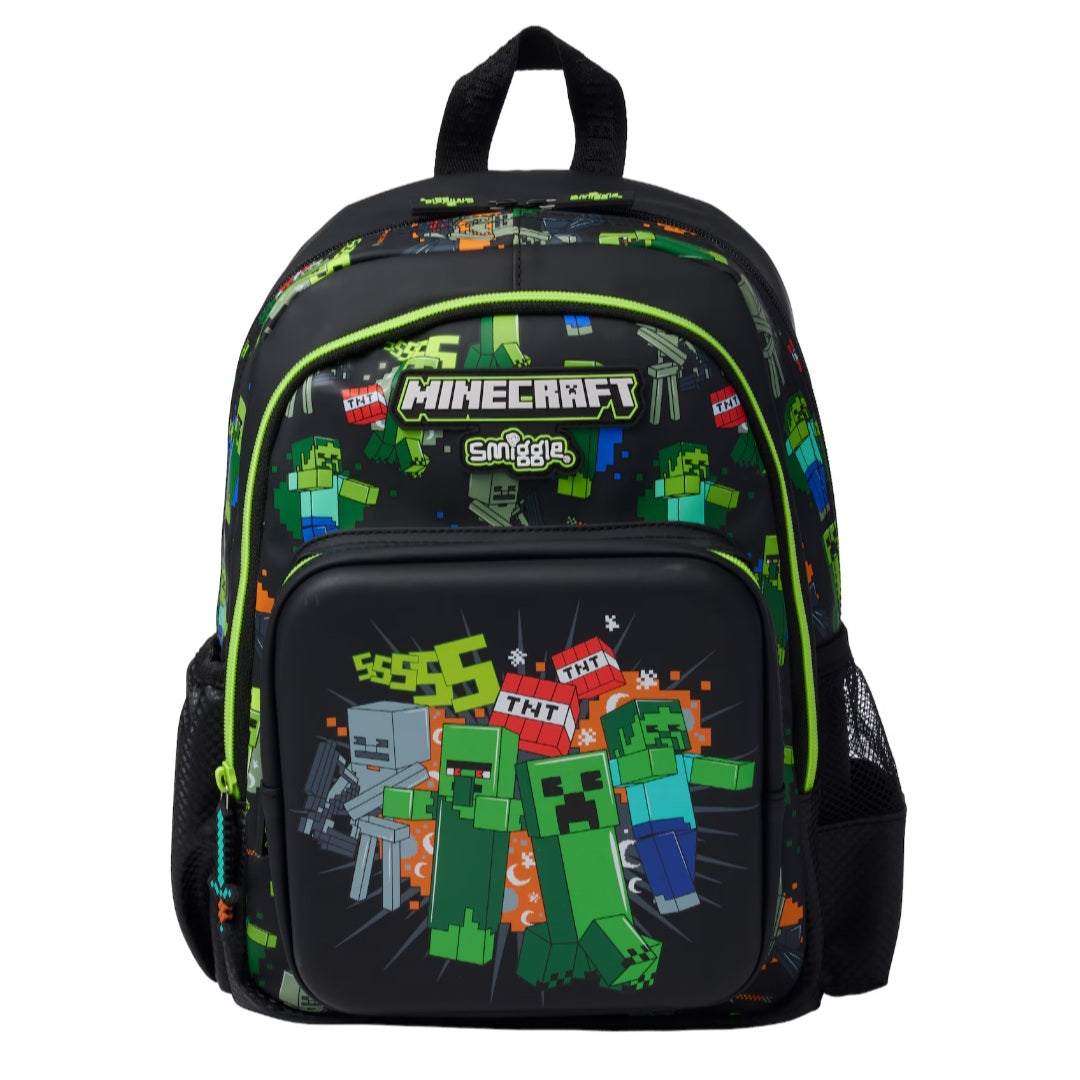 Smiggle Small Backpack Minecraft Design 38cm KG1-KG3