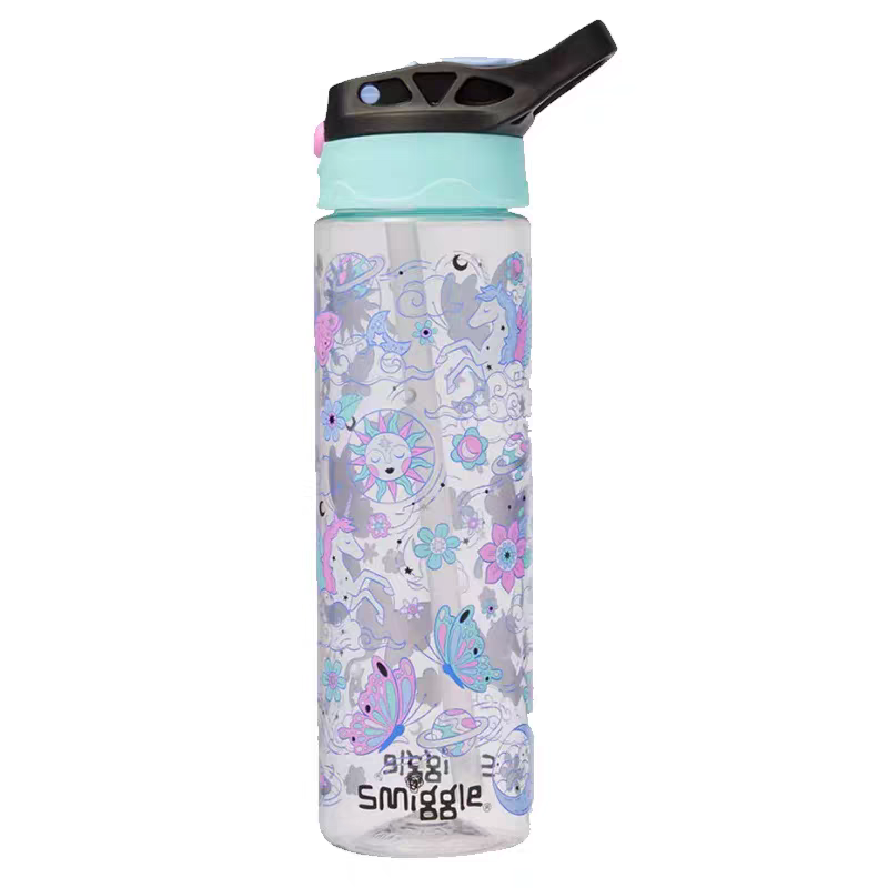 Smiggle Unicorn Butterfly Design Bottle 650ml