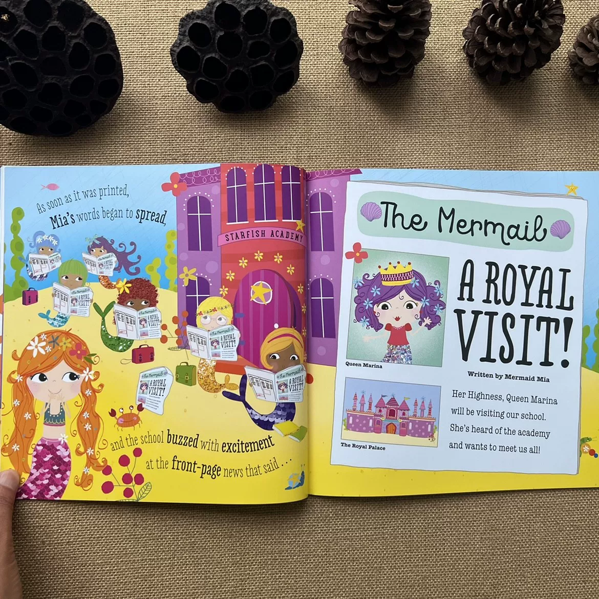 Mermaid Mia And The Royal Visit Story Book For Kids