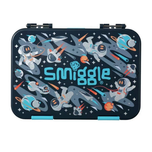 Smiggle Lunch Box Bento Space Design 21x15x4.5