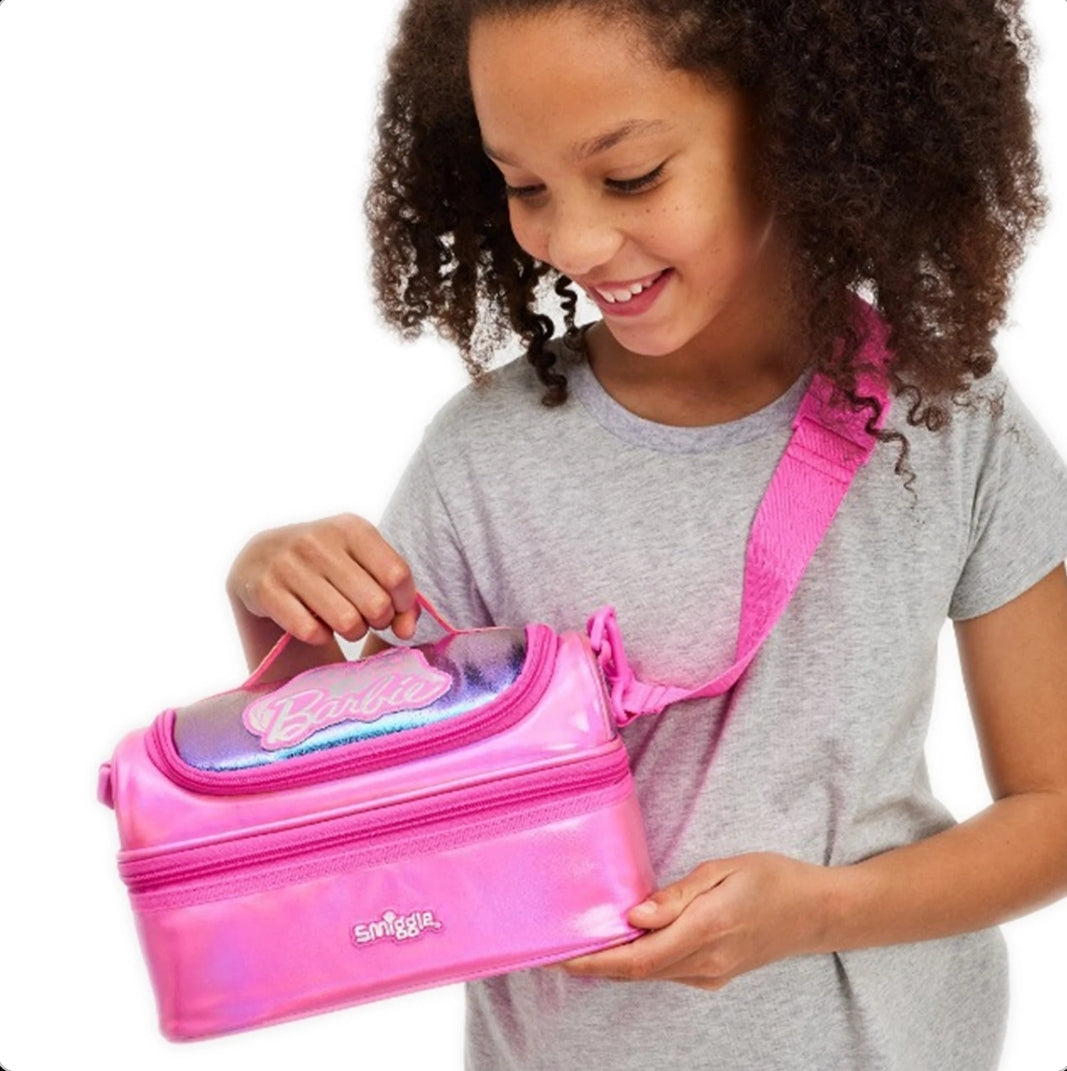 Smiggle Lunch bag | Shoulder Straps | Barbie | 24.5×16.5×15cm