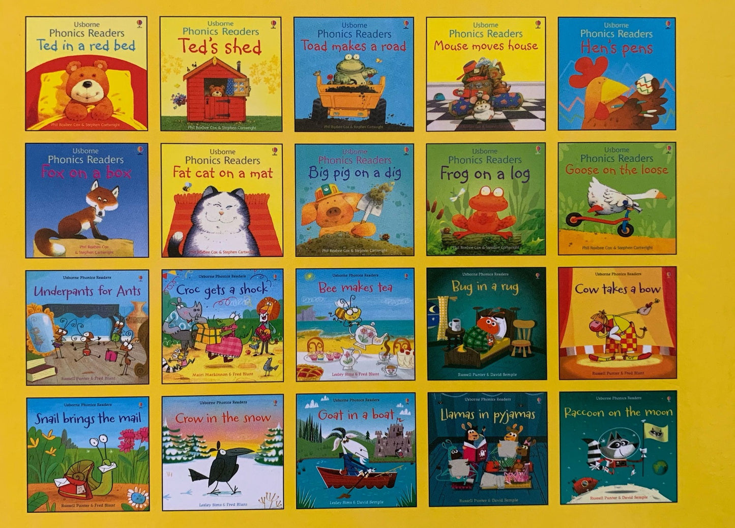 Usborne Phonics Readers 20 Books Set