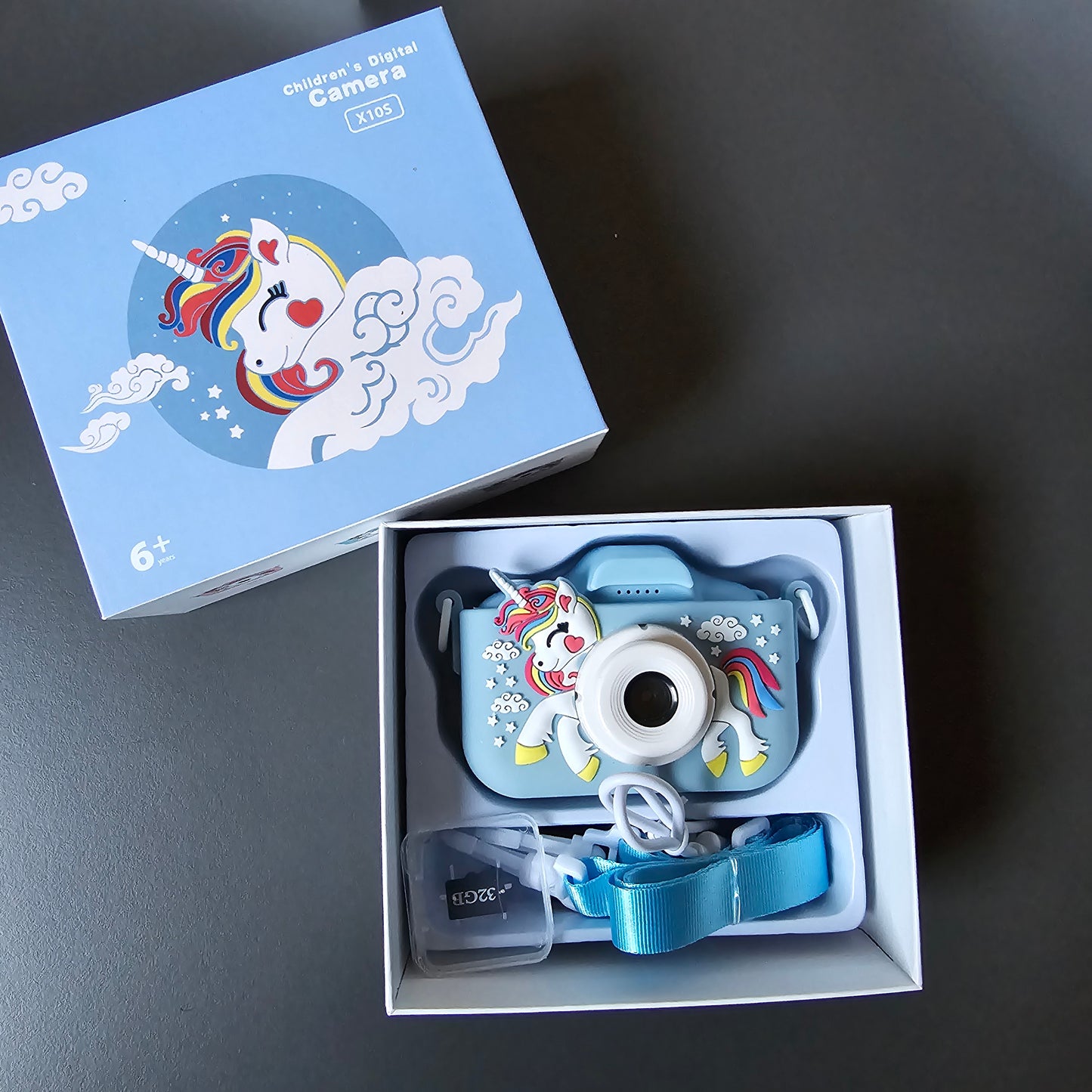 Unicorn Digital Camera for Kids 1080P HD - 32GB memories +usb