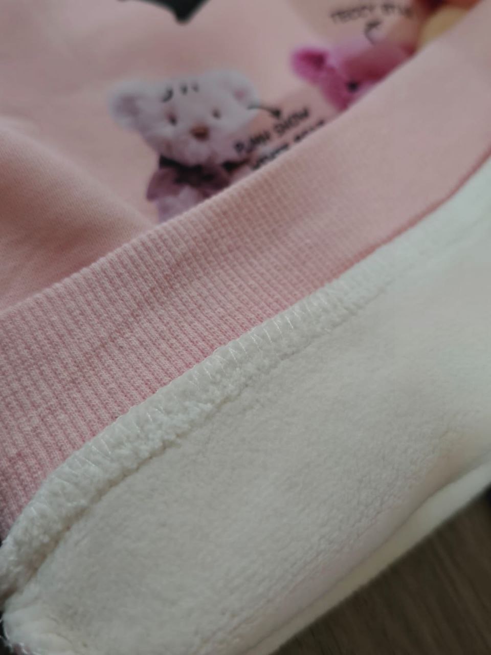 Pyjamas With Fleece For Baby Girl Bears Design Size 6-36 months