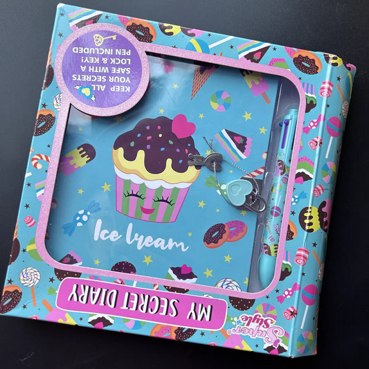 Secret Diary Notebook With Lock And Pen