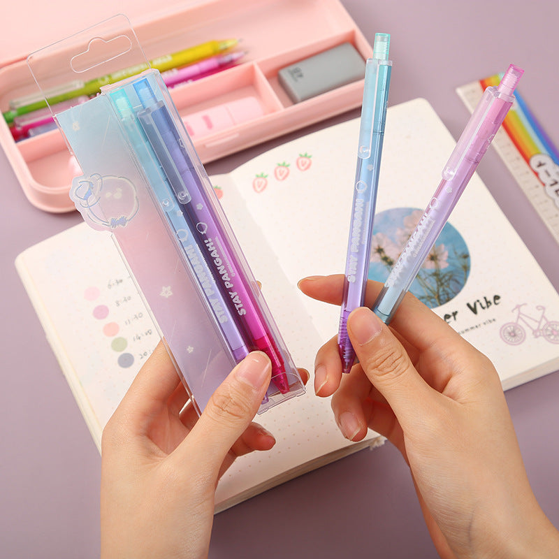 Colorful Pen 0.5mm For School Office Writing Drawing 2pcs