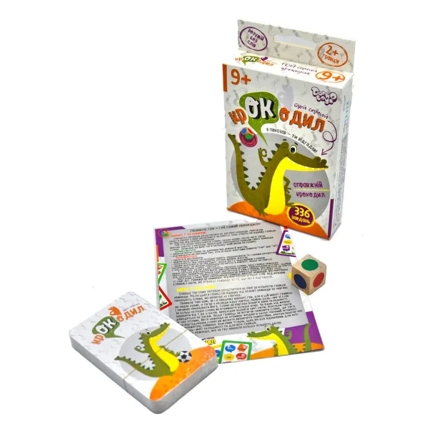 Board Game Crocodile 56 Cards 336 Tasks
