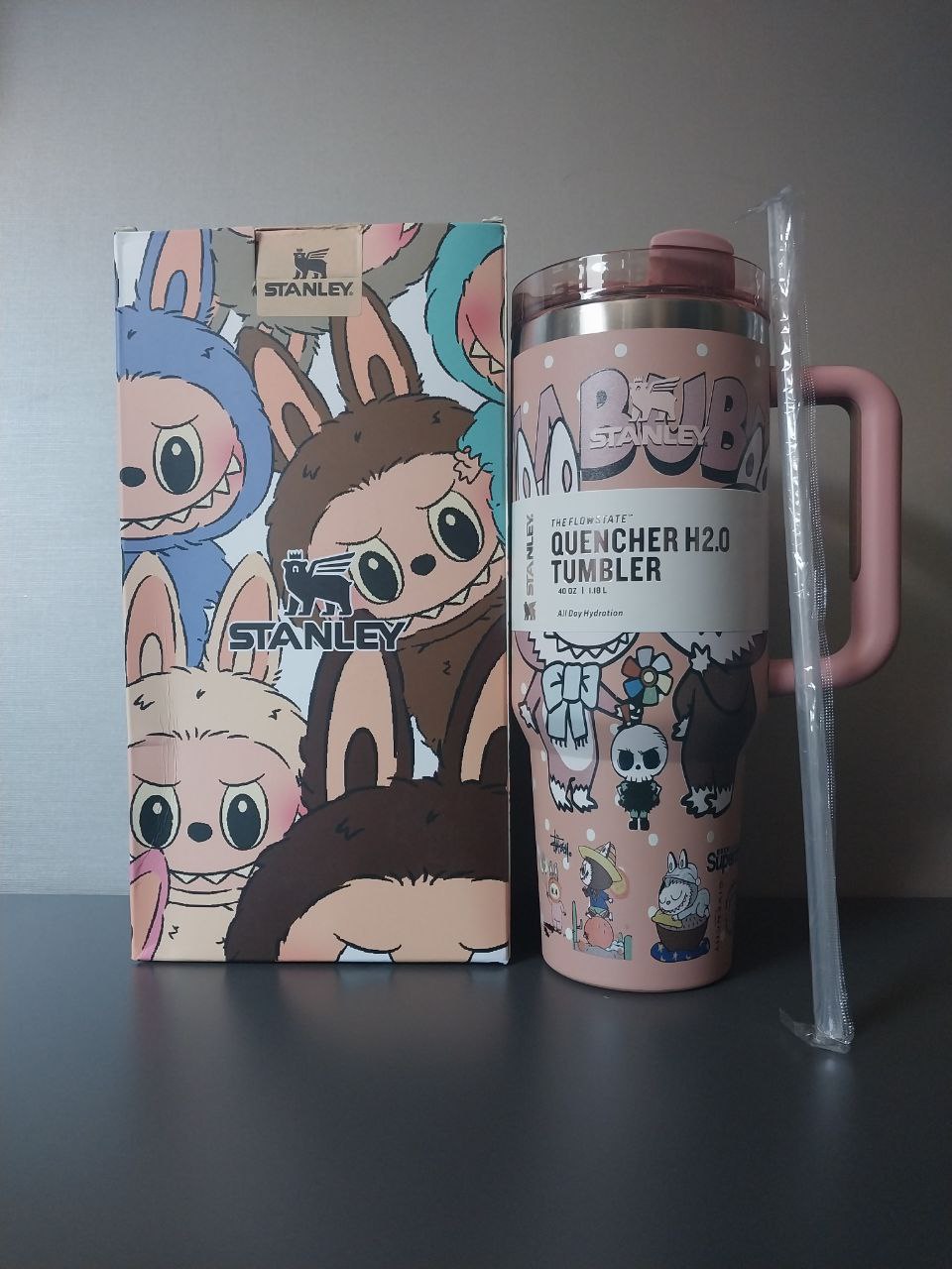 Labubu Cup Stainless Steel 1.18L With Straw
