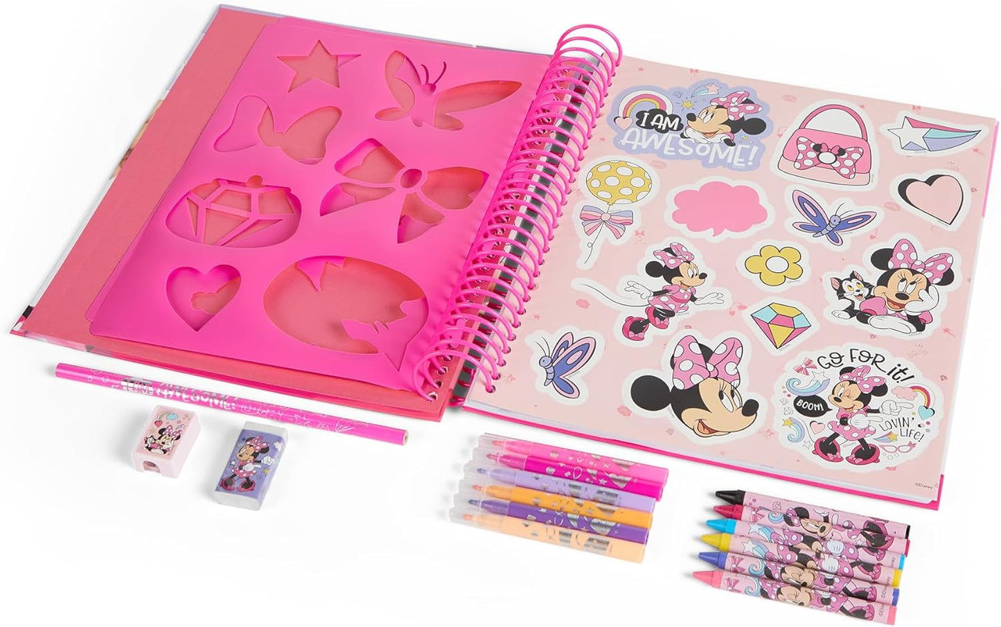 Disney Minnie Mouse Kit Drawing And Colouring Book