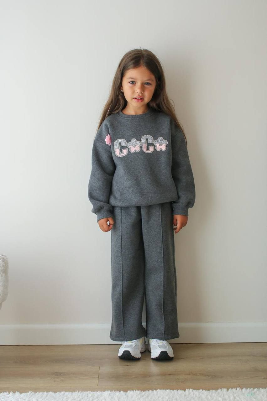 Outfit With Fleece Coco Design Size 3-10y