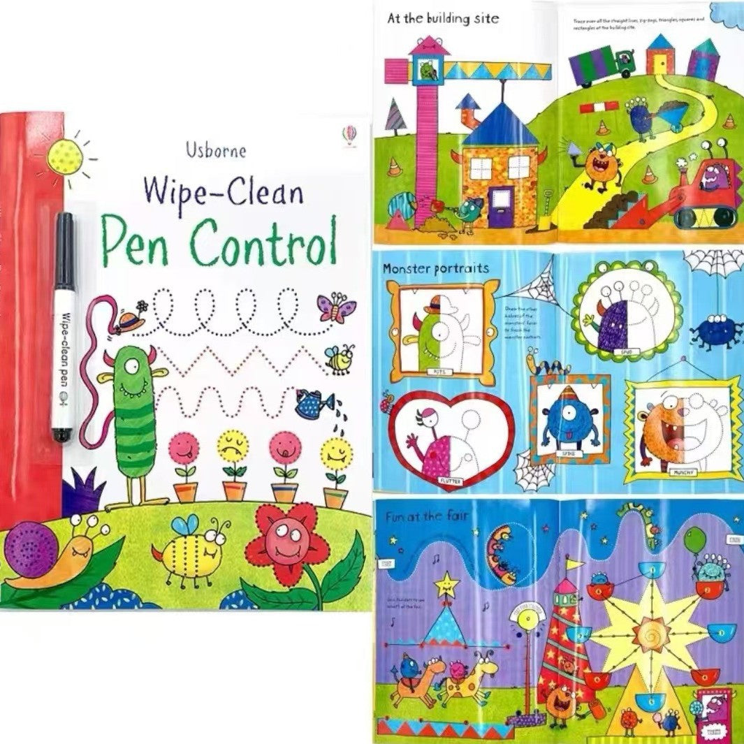 Usborne Wipe-Clean Books For Kids