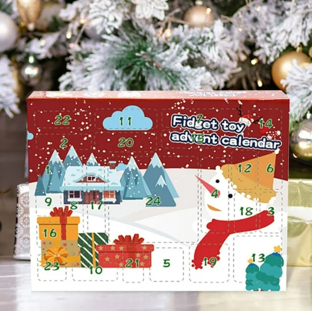 Advent Calendar for Kids, 24Pcs Christmas Calendar Fidget Toys