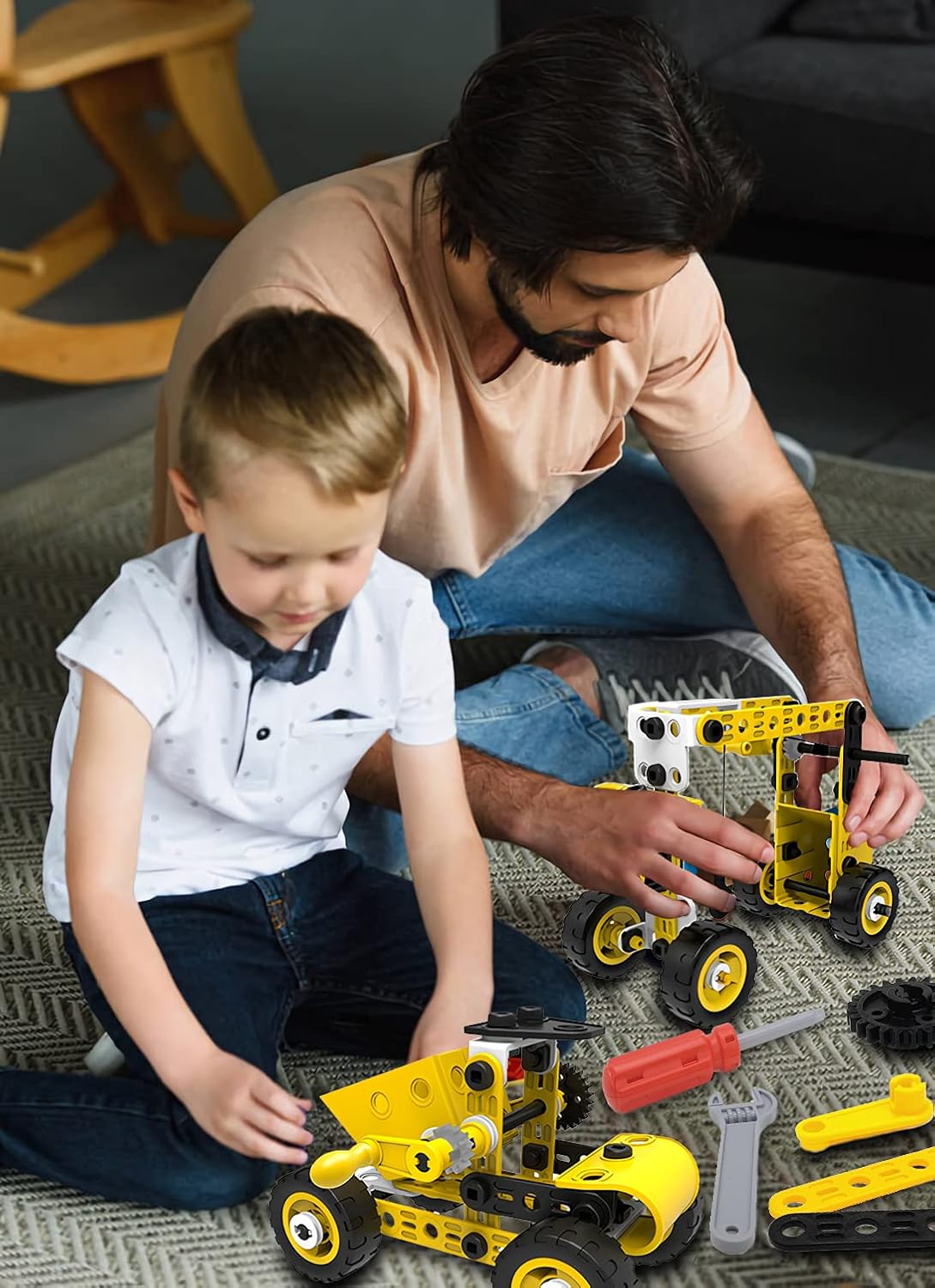 Build&Play Creative DIY Construction Building Blocks 100 Pcs