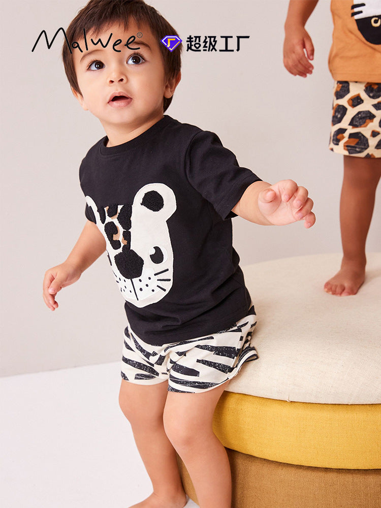 Boys Cotton Tiger – Soft Summer Outfit (3-10Y)