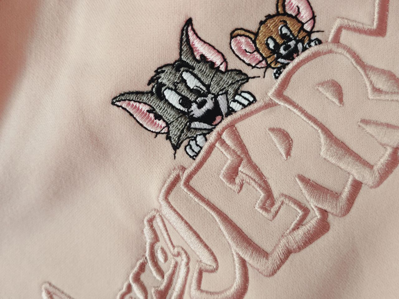 Hoodie Cotton Oversized S-L Tom&Jerry 3D Print