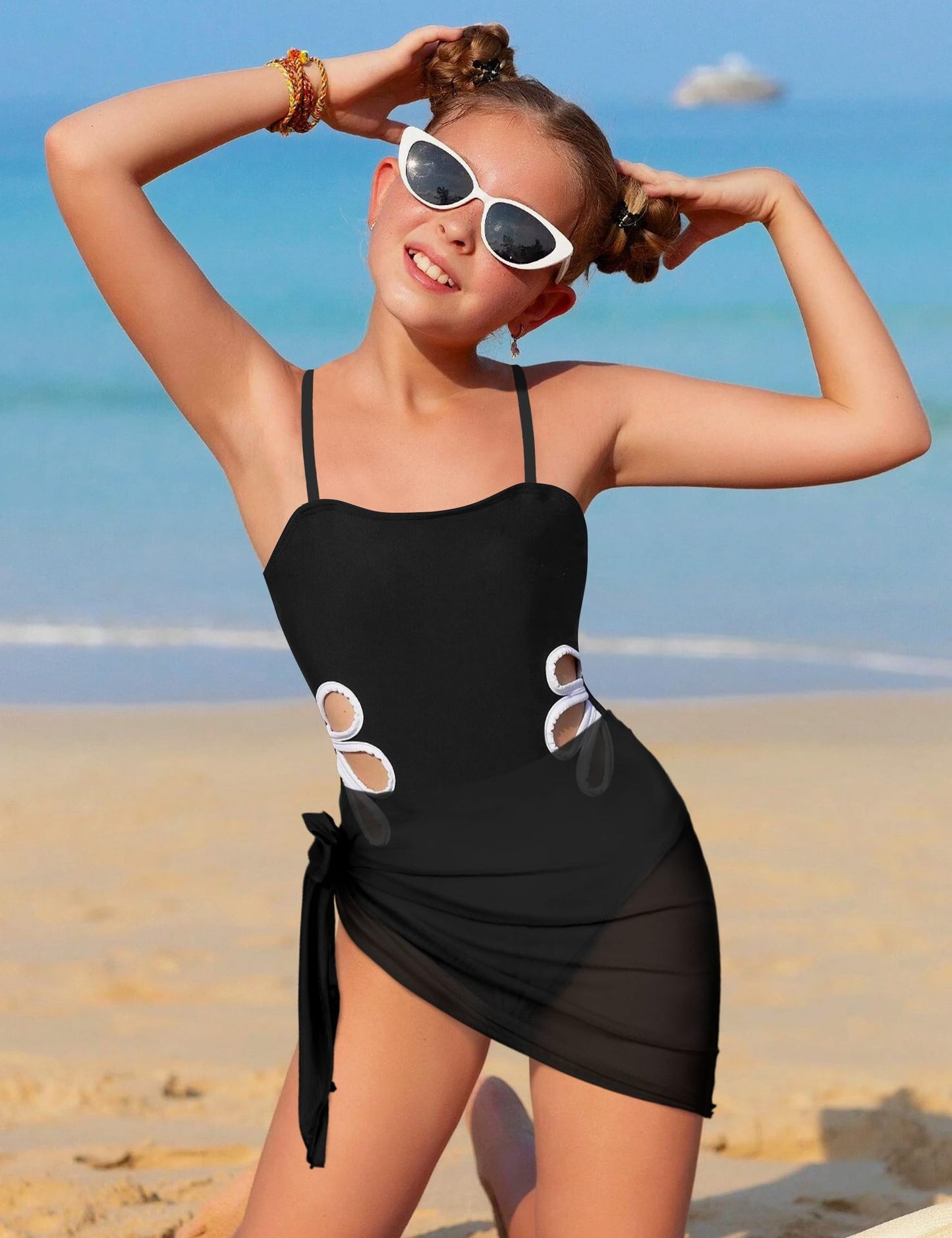 Swimwear For Kids | Black | Size 6-10y