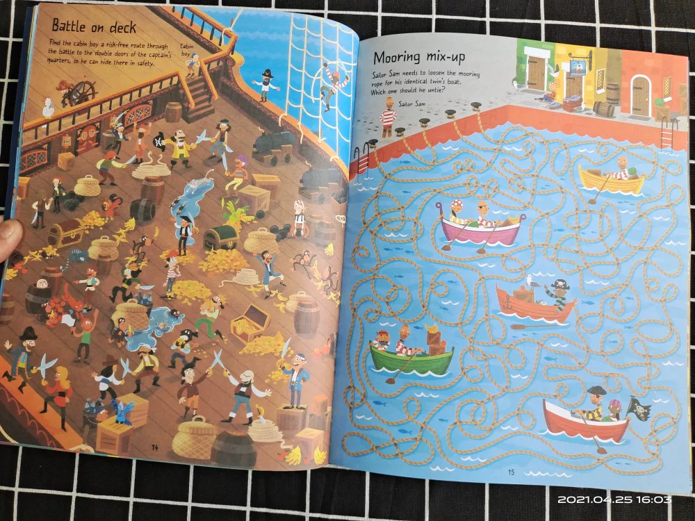 The Usborne Pirate Maze Book
