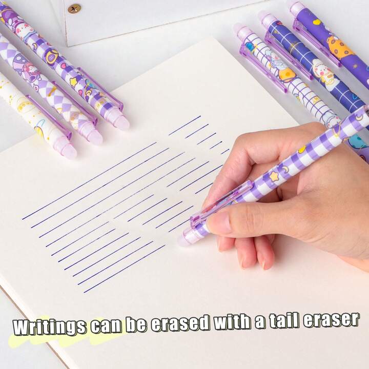 Erasable Gel Pen Primary School Students Pack Of 6 Pcs