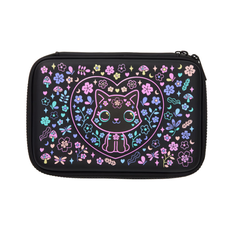 Smiggle Cat Design Set Of 3pcs Bottle Lunch Box Backpack 42cm