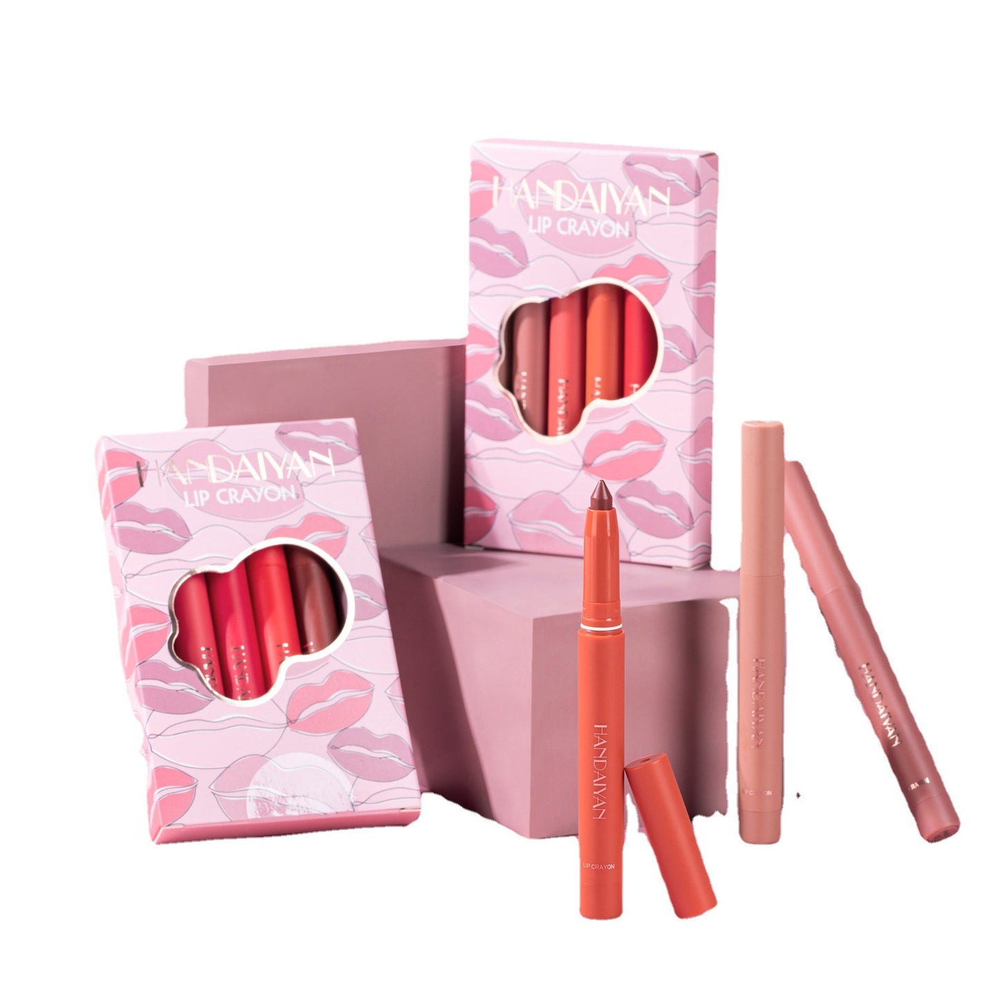 Lip Liner Lipstick Set Of 6 HANDAIYAN Lip Crayon