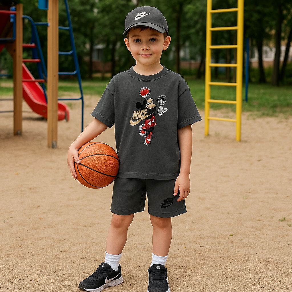 Outfit For Boys Just Do it Design Set Of 2 Pcs Size 2-8y