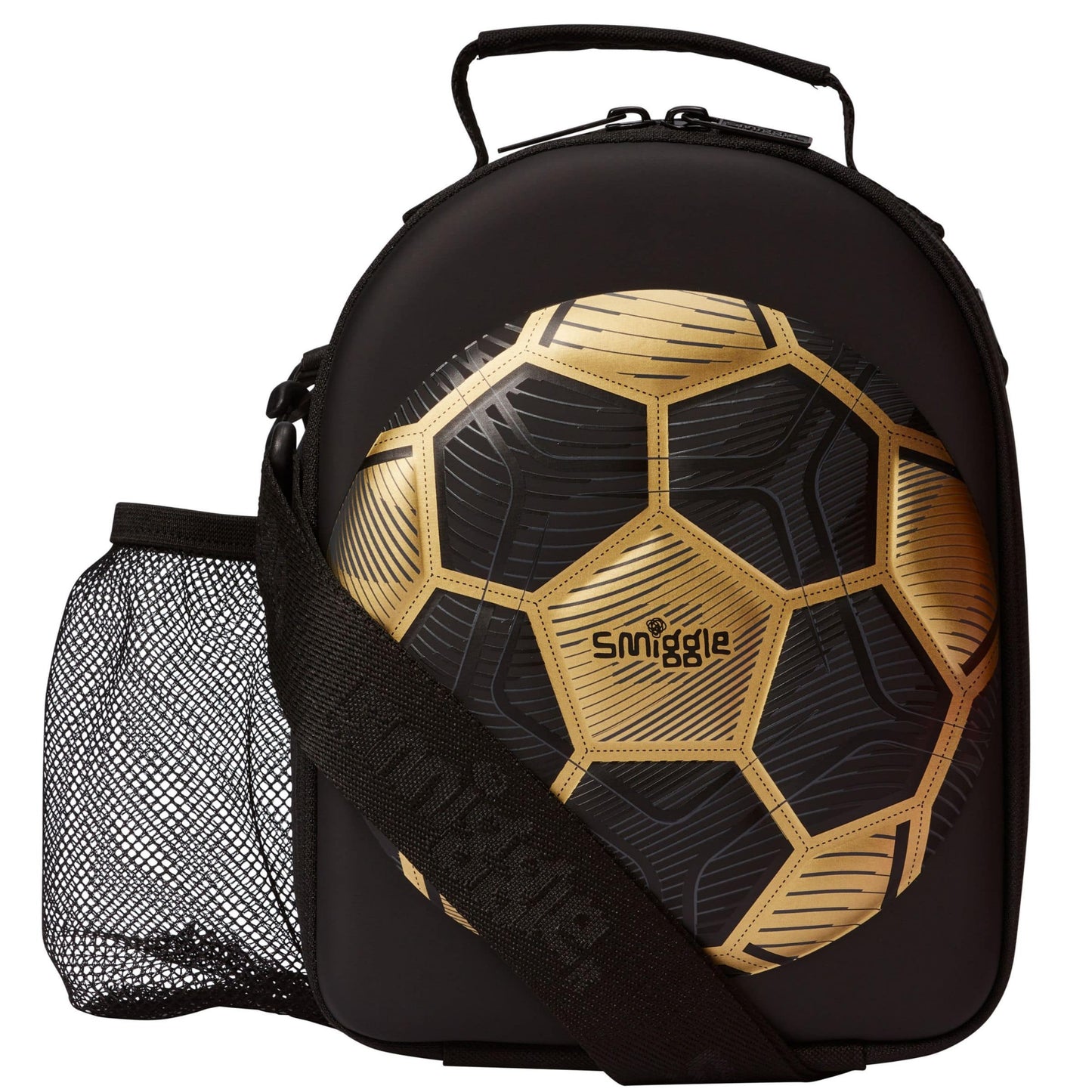 Smiggle Lunch Bag Gold Football Design