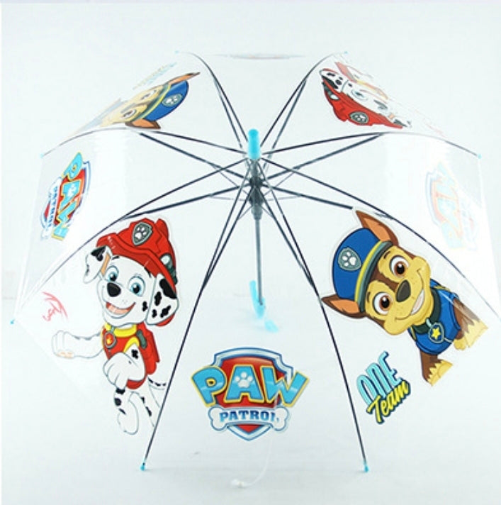 Kids Transparent Dome Umbrella – Assorted Designs, 85 cm