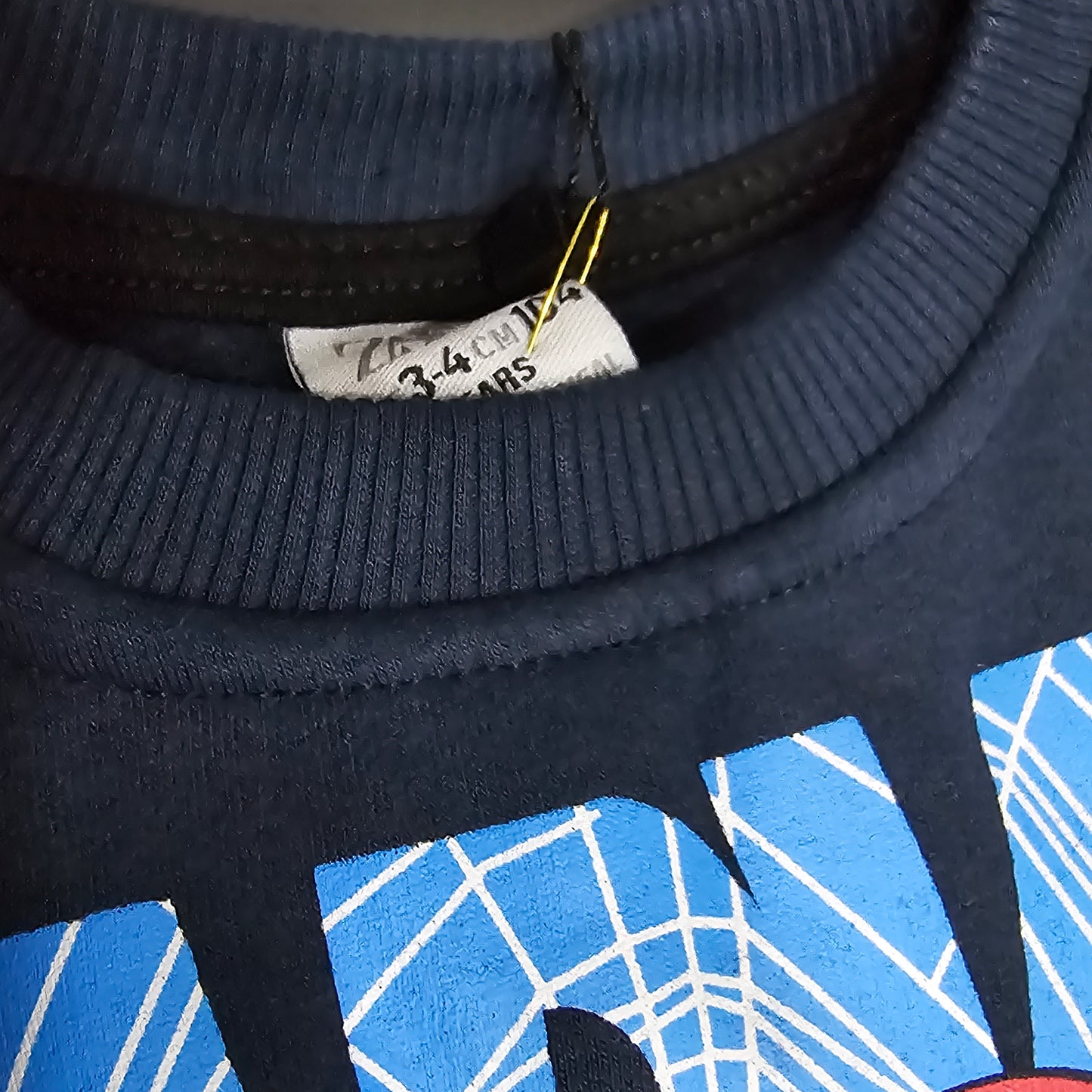 Warm Fleece Outfit Spiderman Design 3-10y