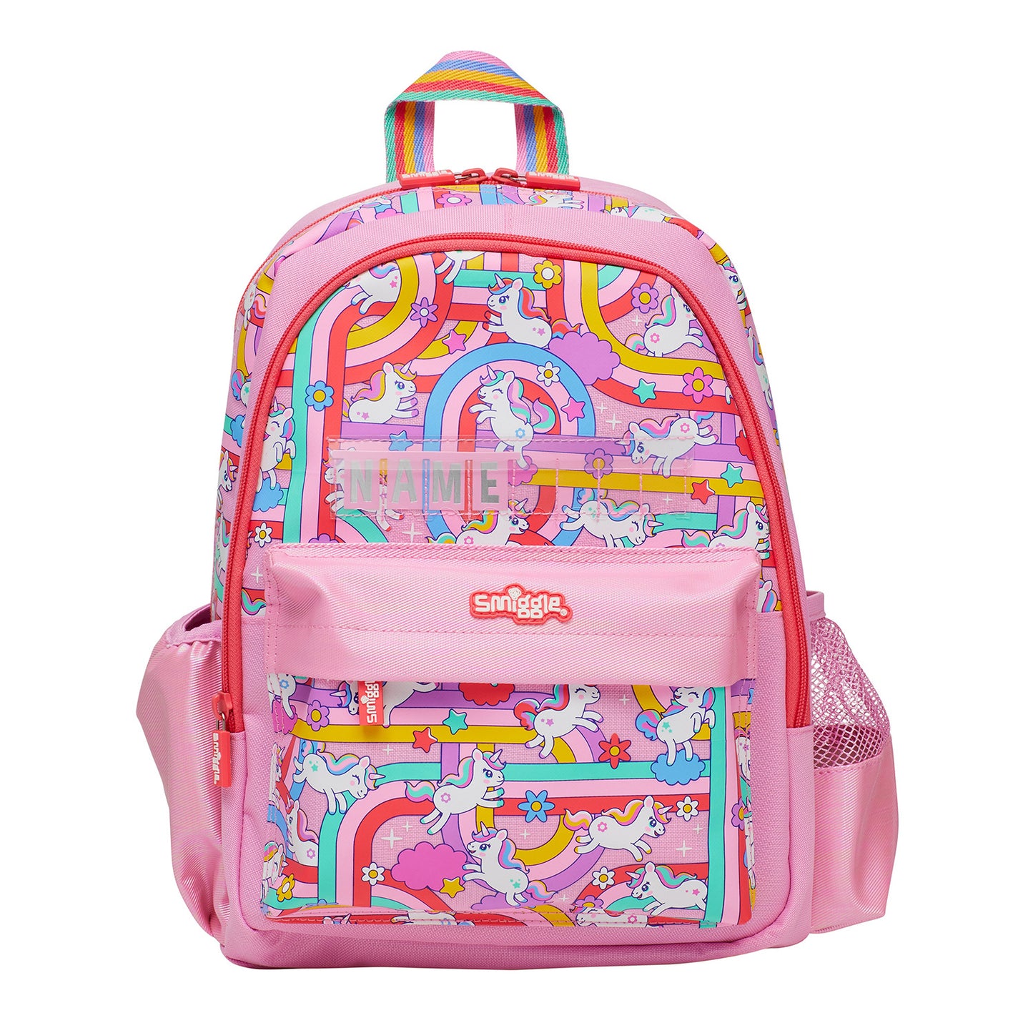 Smiggle Unicorn Design Set Of 3pcs Bottle Lunch Box Backpack 38cm