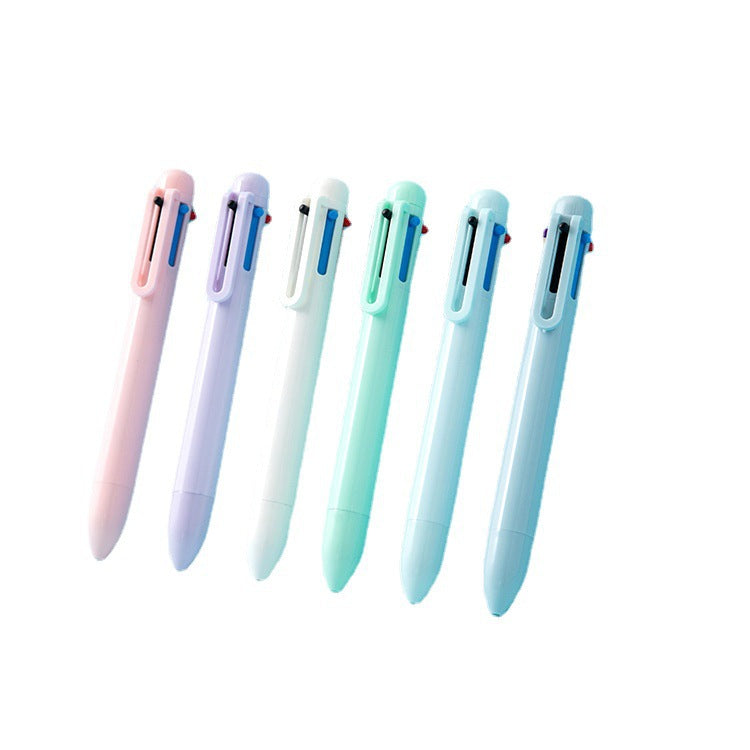 Multicolor Press Pen 6 Color Ballpoint Pen