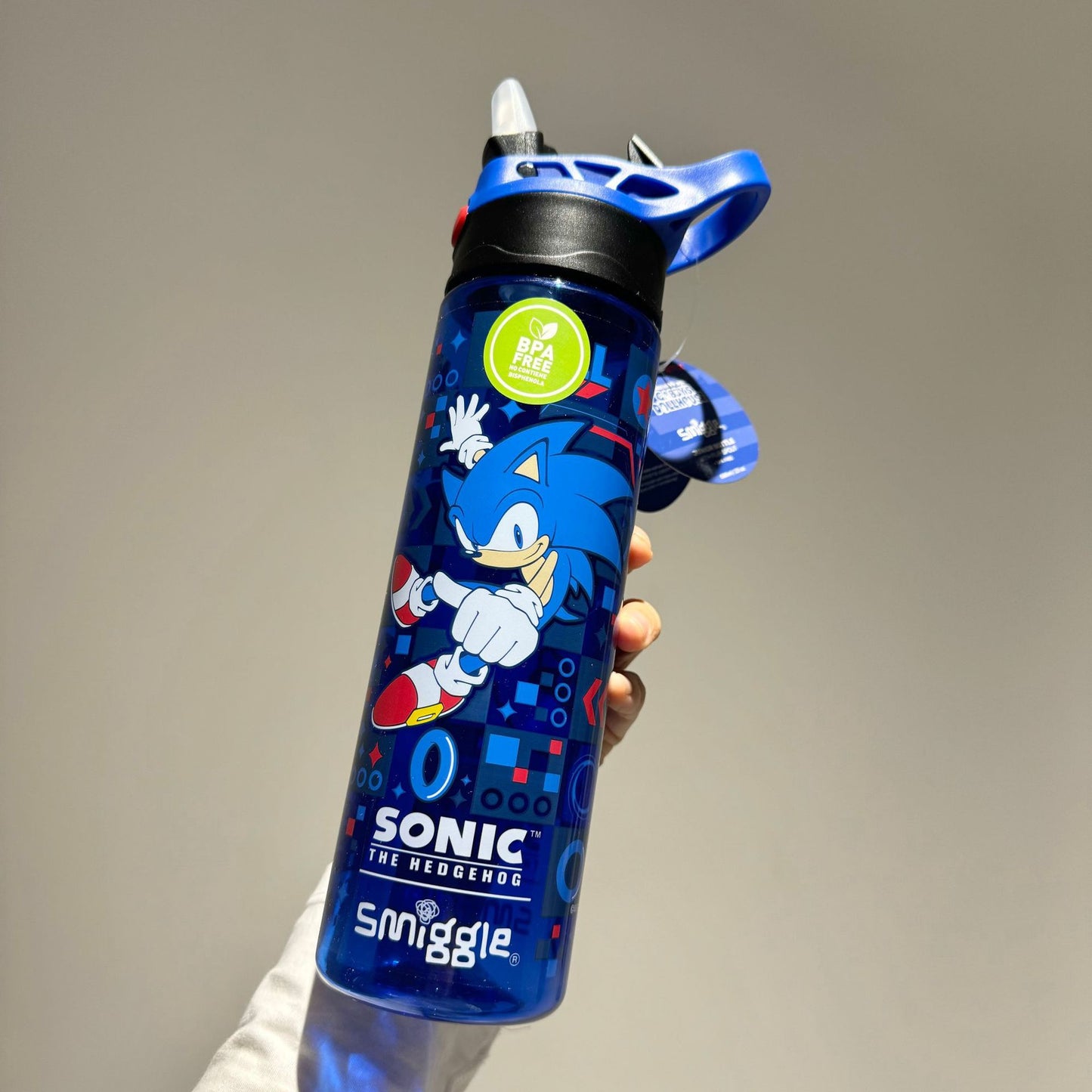 Smiggle Sonic Design Bottle 650ml