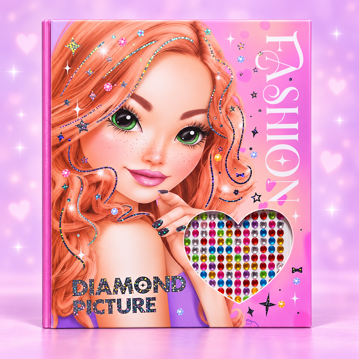 Princess Diamond Picture Activity Book – 696 Colourful Rhinestone Stickers