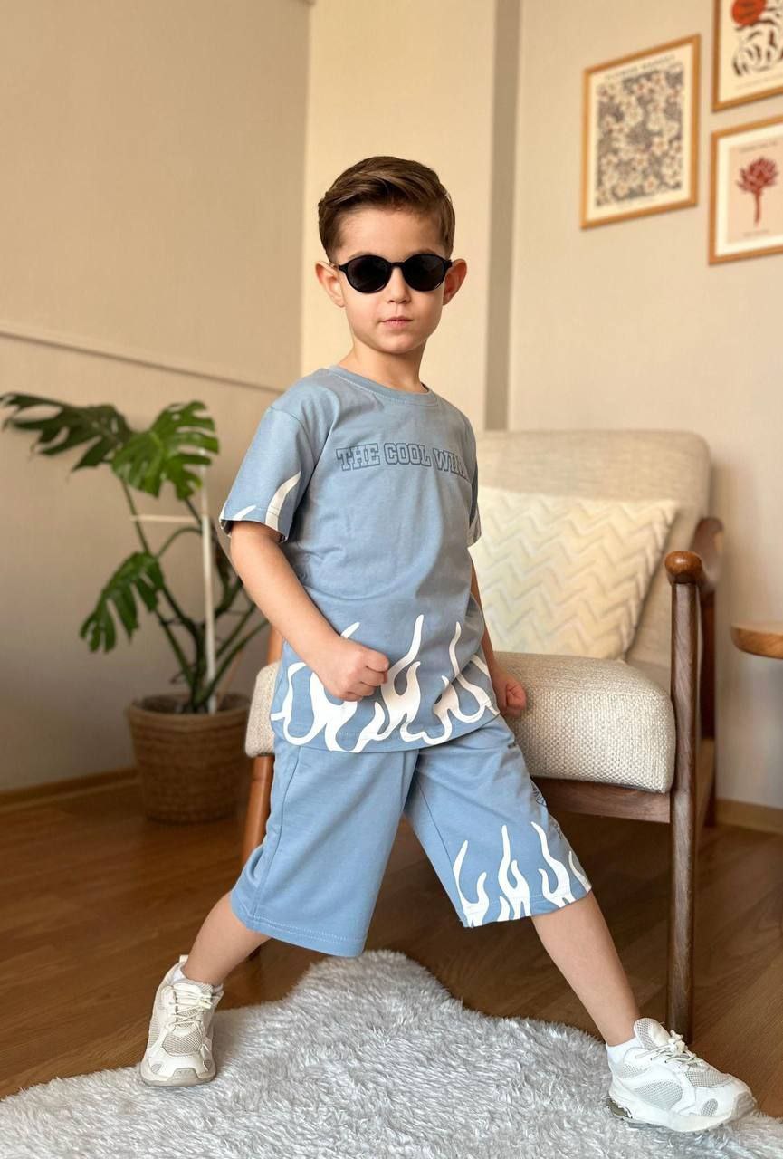 Boys Cotton The Cool Winner – Soft Summer Outfit (5–12Y)