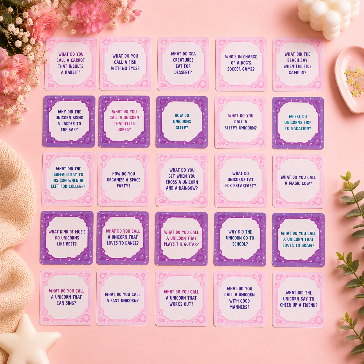 Lunch Box Cards– Fun Question & Answer Cards for Endless Laughter