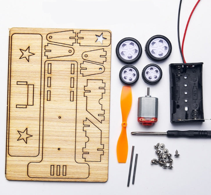 DIY Electric Wooden Airplane STEM Kit | 6+