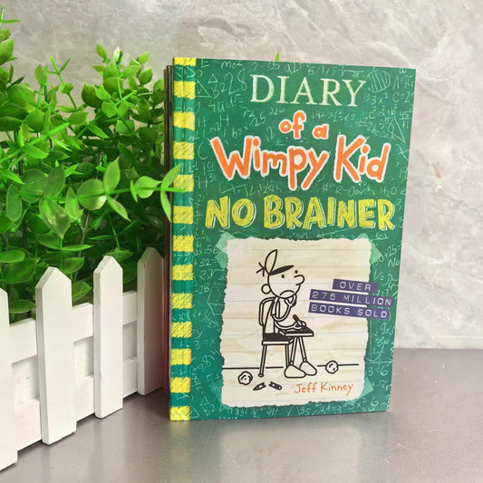 Diary Of A Wimpy Kid No Brainer  4 Books By Jeff Kinney 17-20