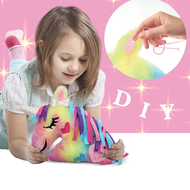Unicorn Park Furry Pillow Diy For Kids
