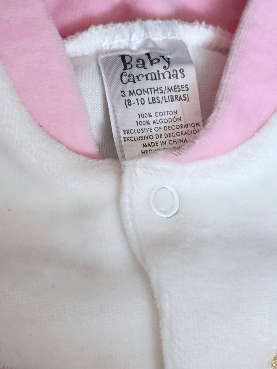Jumpsuit For Baby Girl Cute Animals Design Size 0-12 Months