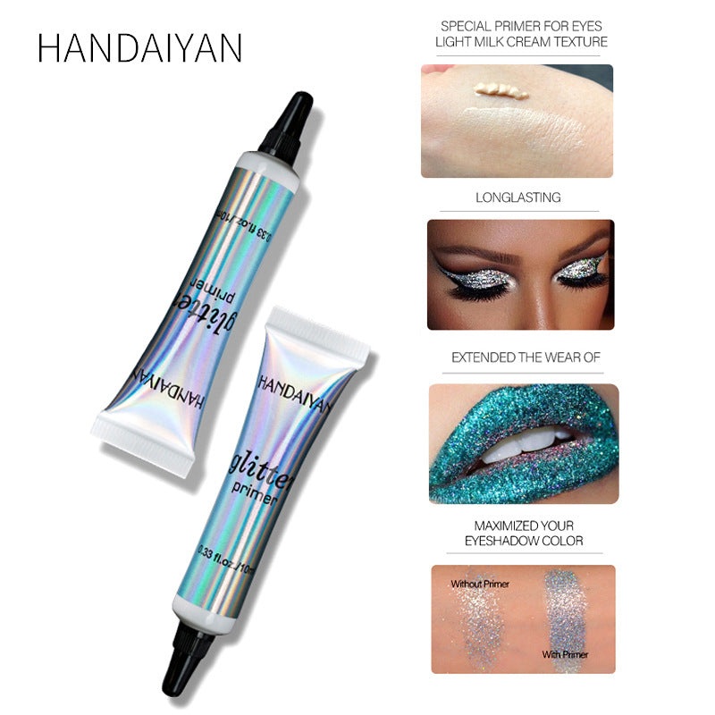 Glitter Primer HANDAIYAN Lips,Eyes,Face Long-lasting Multi-functional Makeup Primer