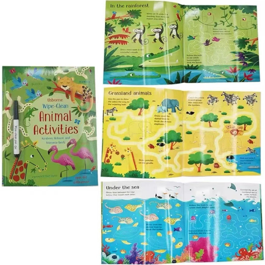 Usborne Wipe-Clean Books For Kids