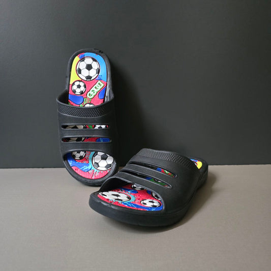 Slipper For Kids Football Design Size 28