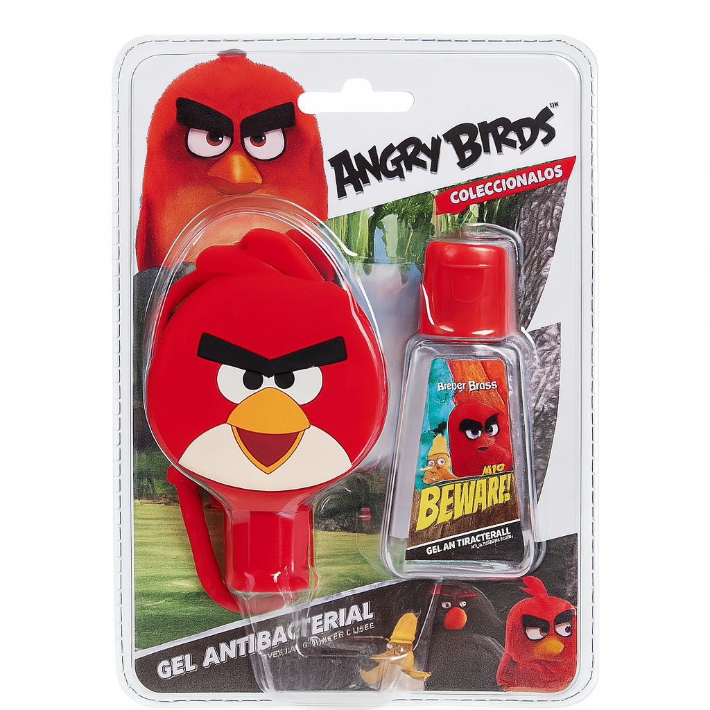 Hand Gel Antibacterial Cartoon Character Set Of 2 Gel & 1 Bottle Holder