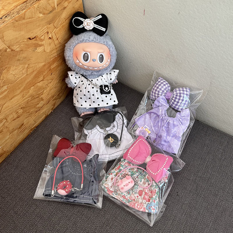 Labubu Clothes Sets Playtime 17cm plush (13 Different Sets )